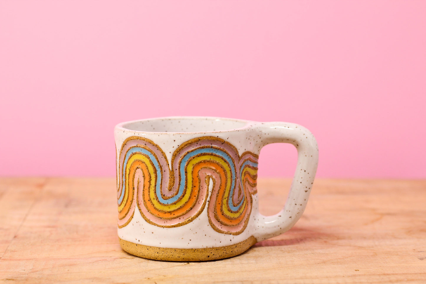 Ribbon Rainbow MINI Mug #48- (6 oz.)