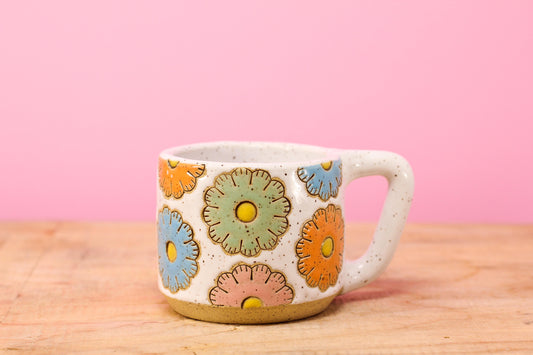 Sugar Cookie Flower MINI Mug *SECOND* #85- (7 oz.)