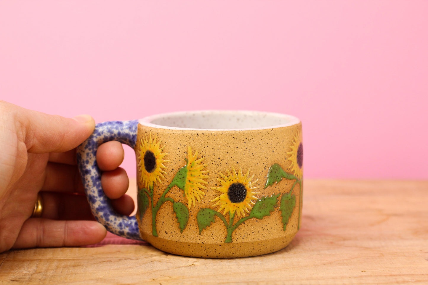 Wildflower Sunflower MINI Mug #112- (9 oz.)