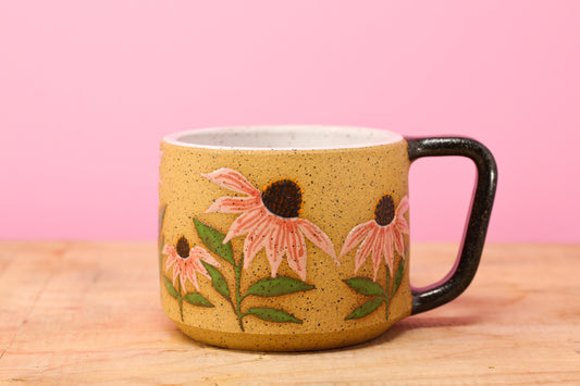 Wildflower Echinacea Mug #120- (14 oz.)