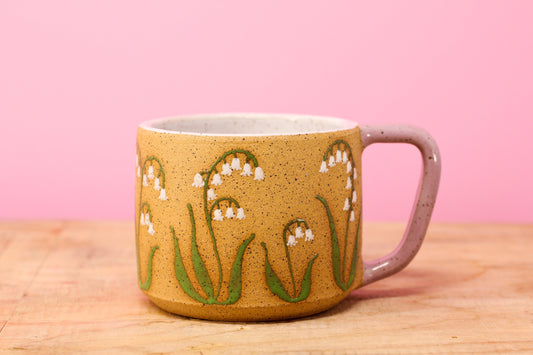 Wildflower Lily of the Valley Mug #129- (13 oz.)