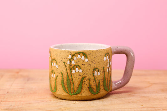 Wildflower Lily of the Valley MINI Mug #130- (8 oz.)