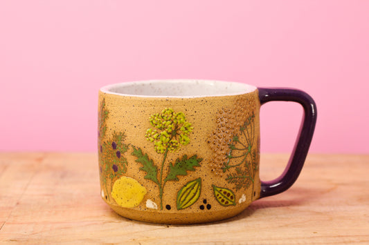 Wildflower Ginny Botanical Mug #131- (13.5 oz.)