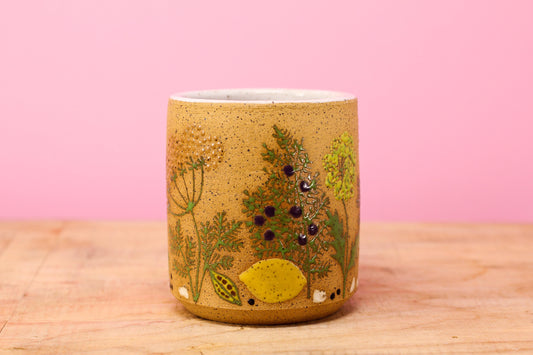 Wildflower Ginny Botanical Tumbler #134- (10 oz.)