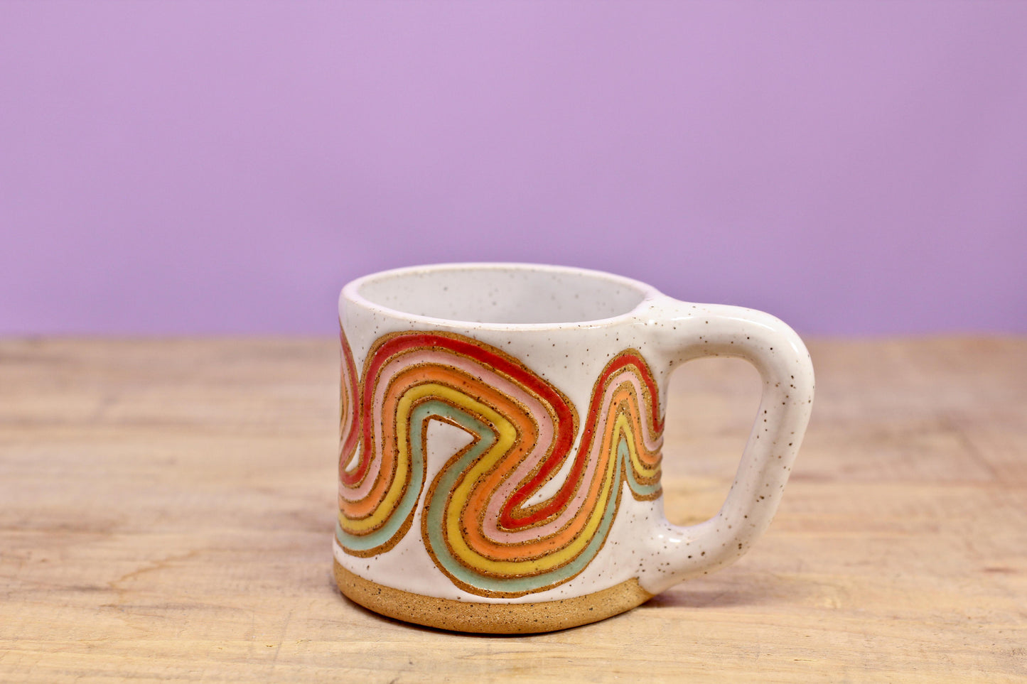 Ribbon Rainbow MINI Mug #21- (6 oz.)