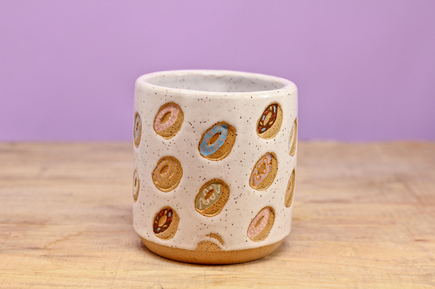 Donut Tumbler Speckled #66- (10.5 oz.)