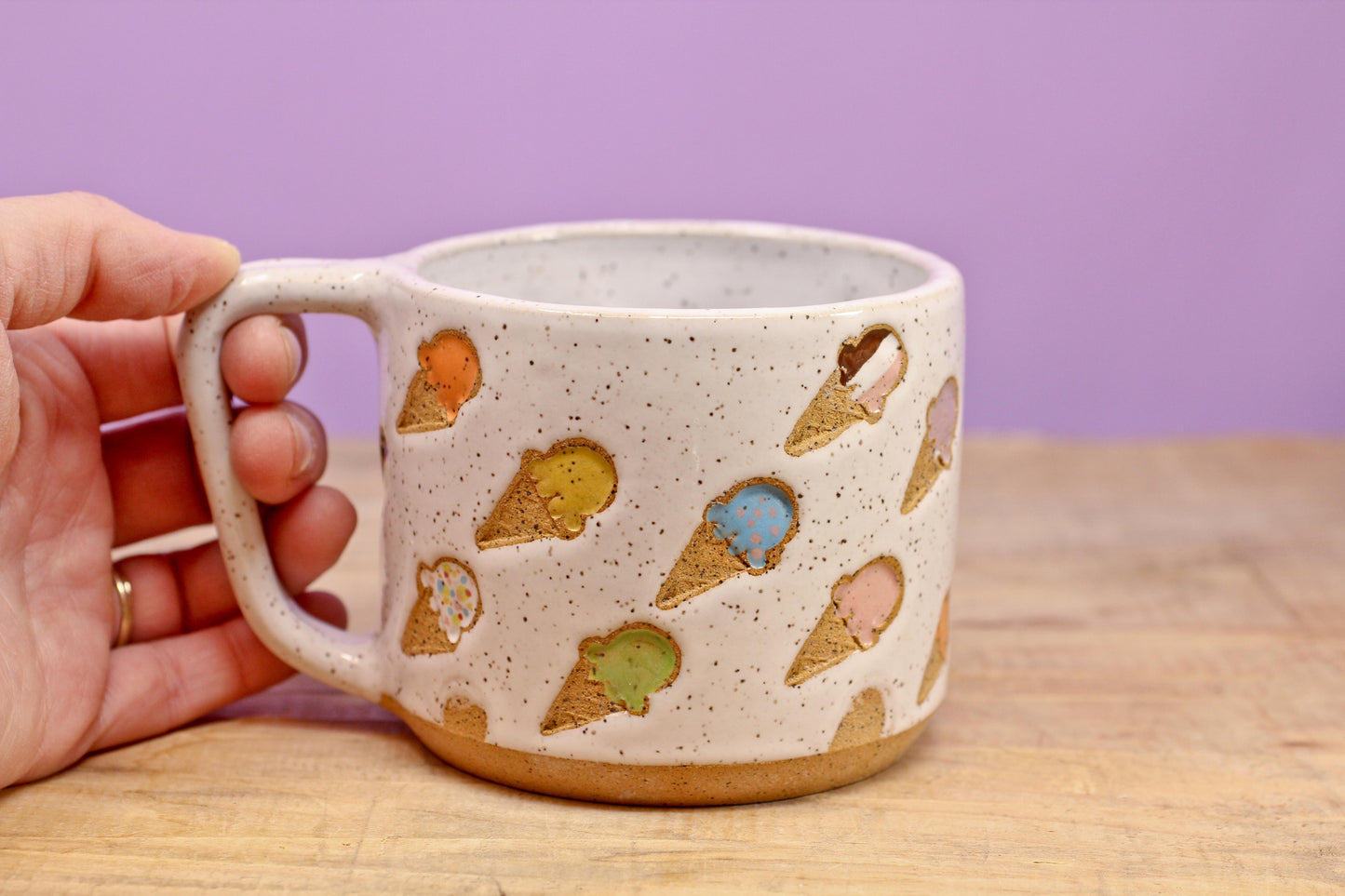 Ice Cream Cone Mug #71- (14.5 oz.)