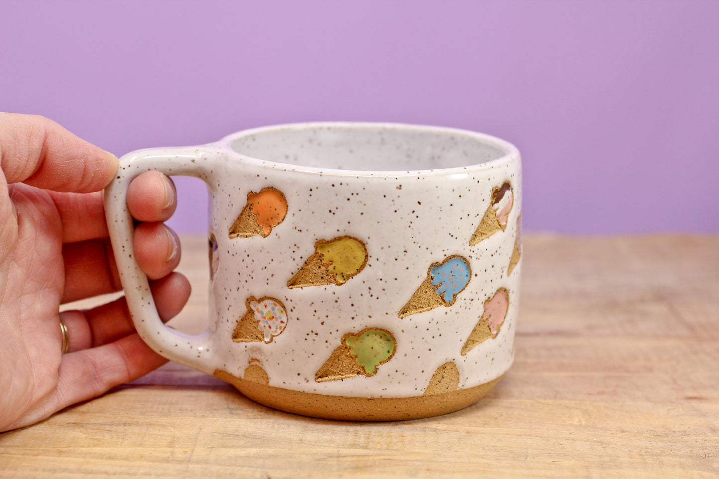 Ice Cream Cone Mug #73- (14.5 oz.)