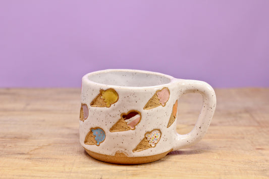 Ice Cream Cone MINI Mug #77- (7 oz.)