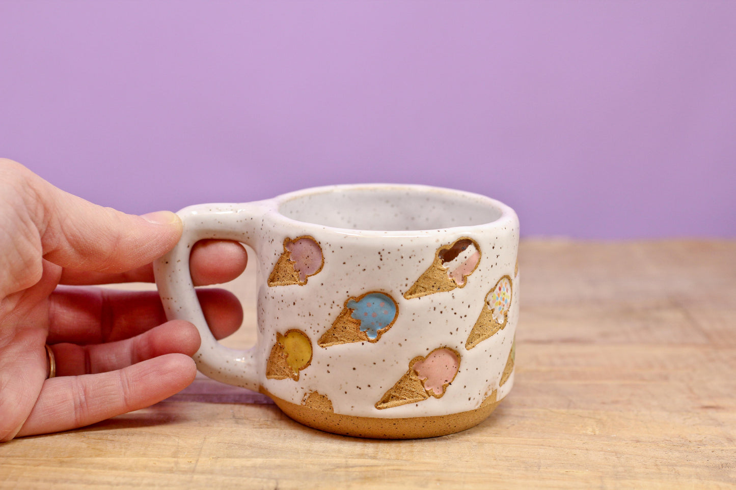 Ice Cream Cone MINI Mug #77- (7 oz.)