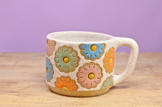 Sugar Cookie Flower Mug #80- (12 oz.)