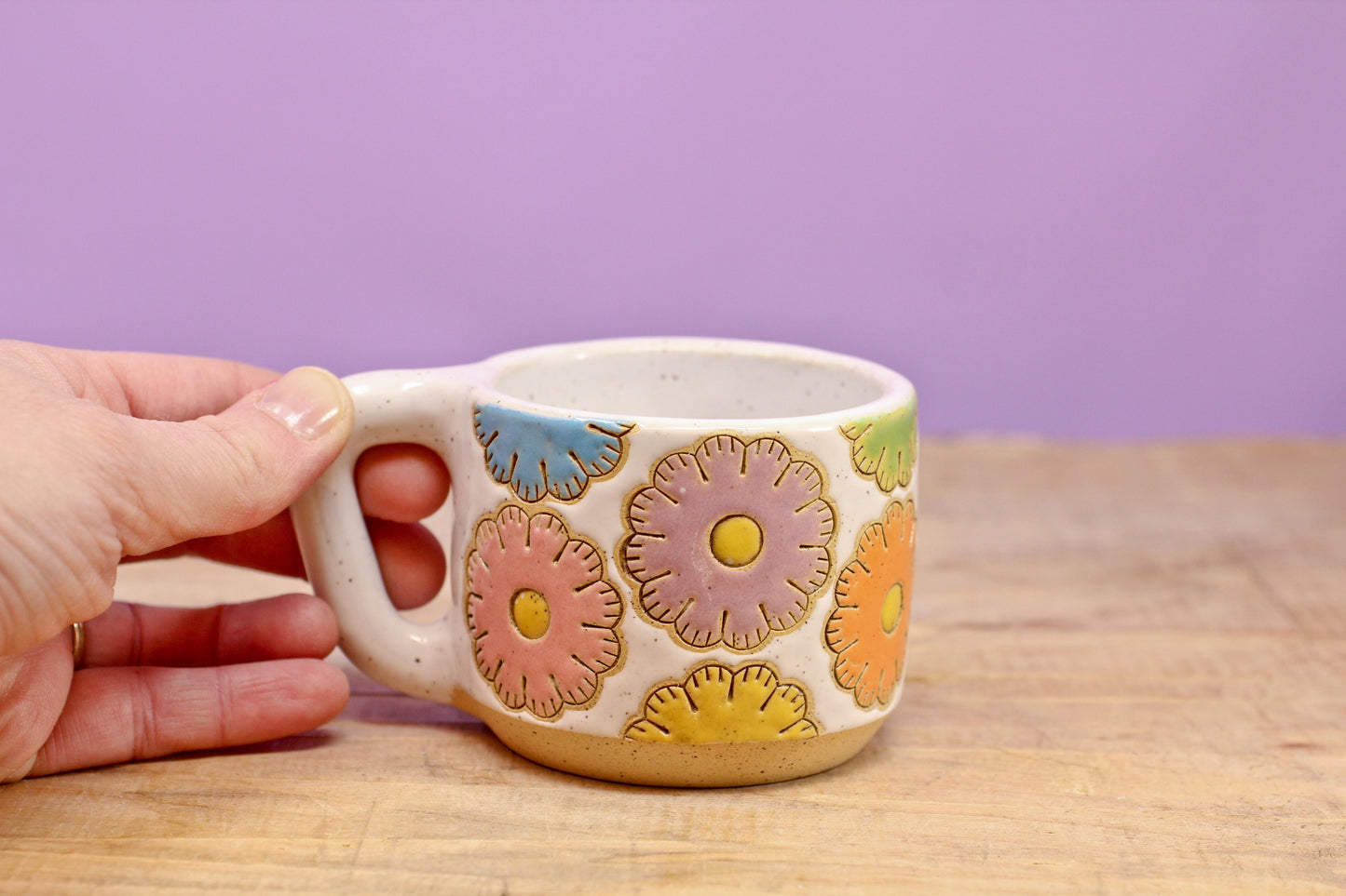 Sugar Cookie Flower MINI Mug #82-(6 oz.)