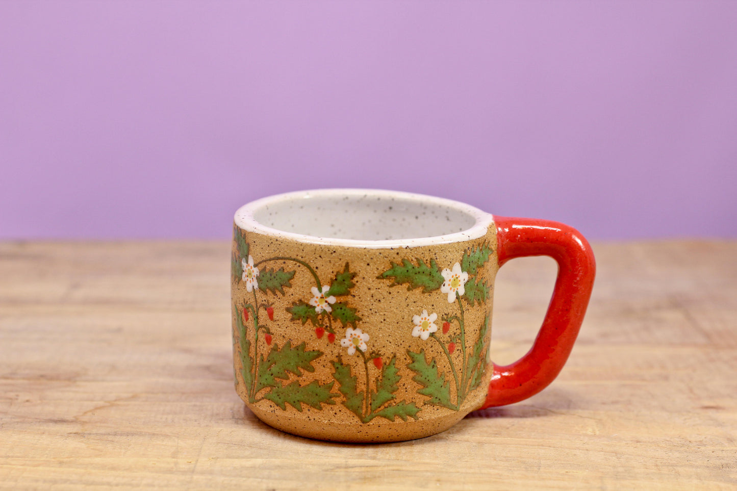 Wildflower Strawberry MINI Mug -Red #115- (6.5 oz.)