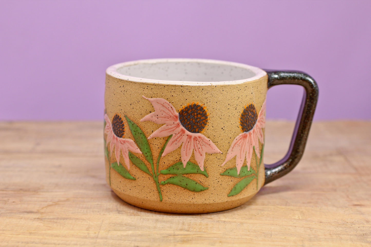 Wildflower Echinacea Mug #120- (15.5 oz.)