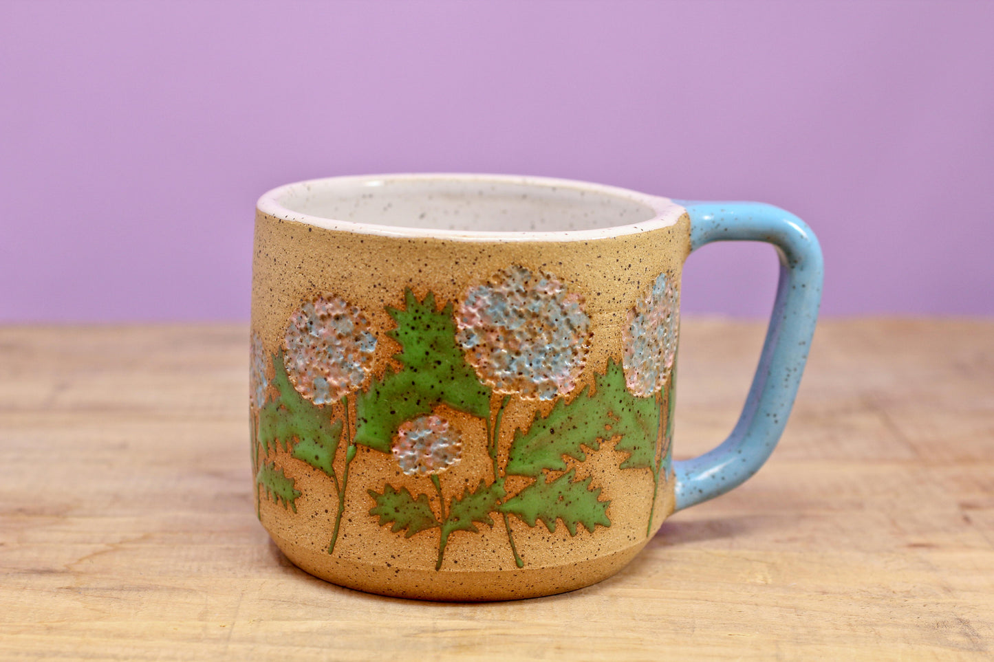 Wildflower Hydrangea Mug #137- (14 oz.)