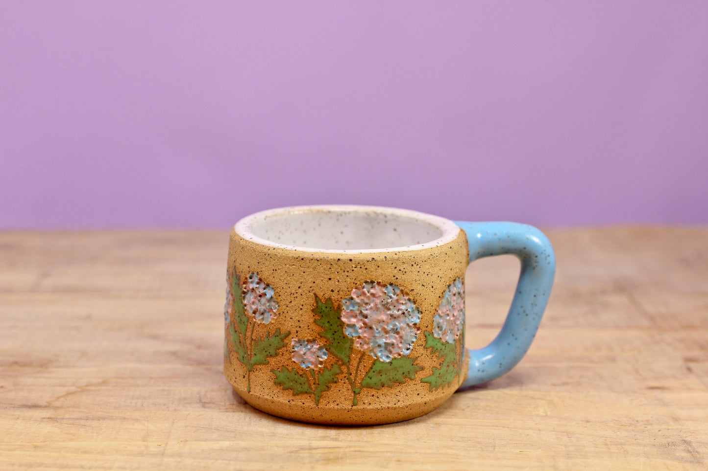 Wildflower Hydrangea MINI Mug #138- (5 oz.)