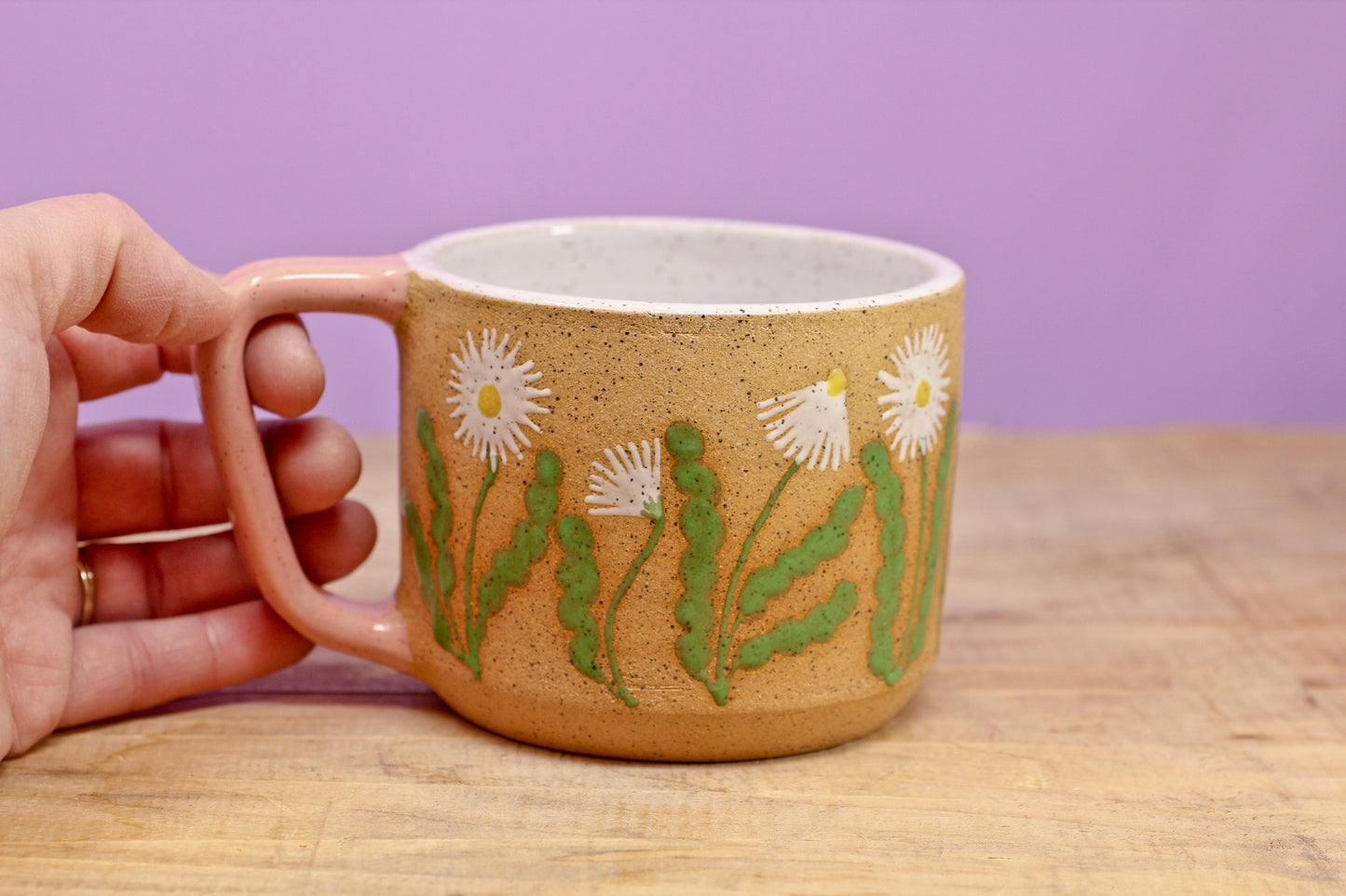 Wildflower Daisy Mug #139- (13.5 oz.)