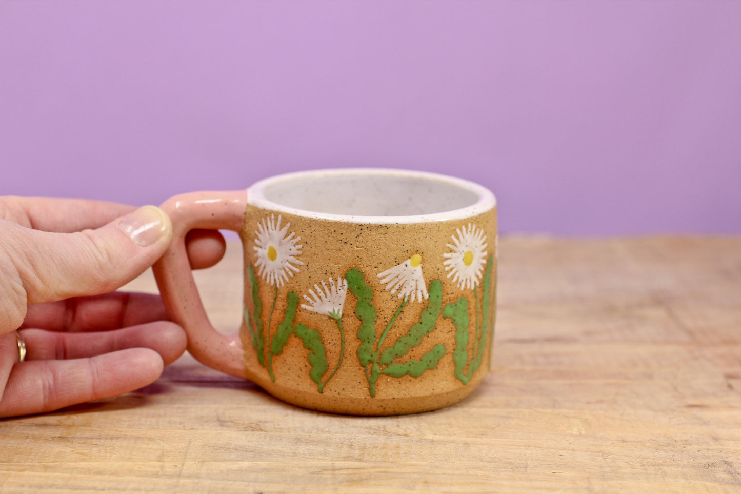 Wildflower Daisy MINI Mug #140- (7.5 oz.)