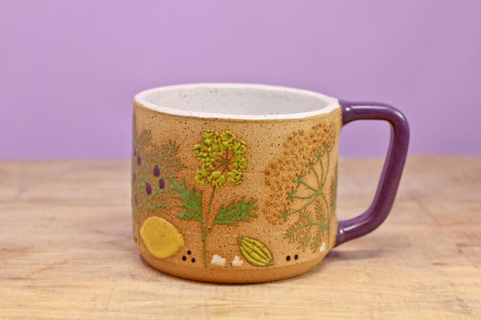 Wildflower Ginny Botanical Mug #141- (14.5 oz.)