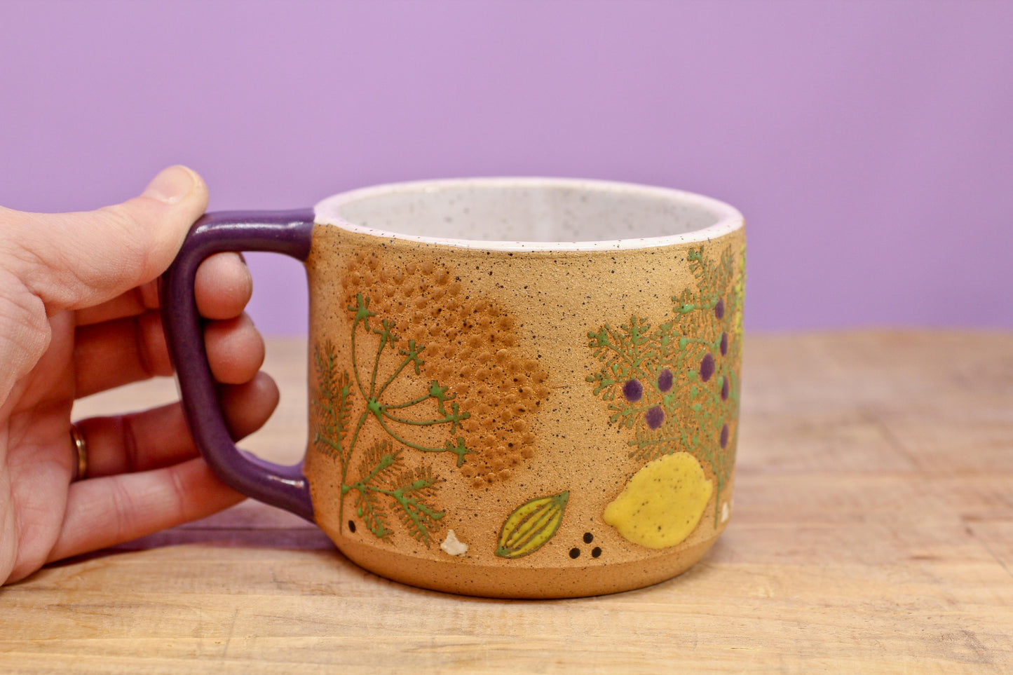 Wildflower Ginny Botanical Mug #141- (14.5 oz.)