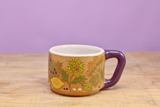 Wildflower Ginny Botanical MINI Mug #143- (6 oz.)