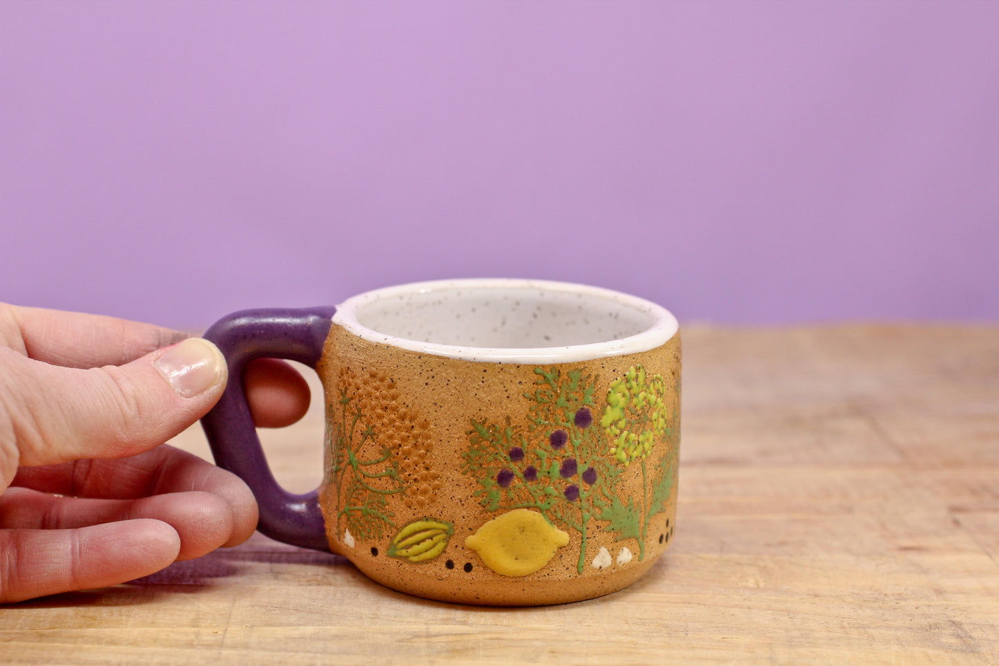 Wildflower Ginny Botanical MINI Mug #143- (6 oz.)