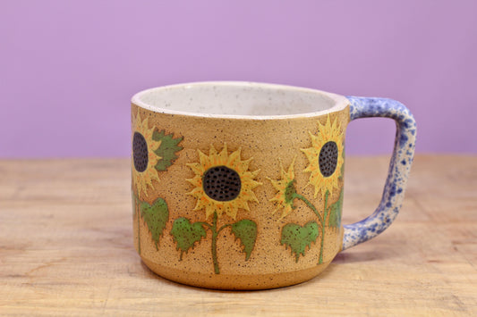 Wildflower Sunflower Mug #146- (15 oz.)