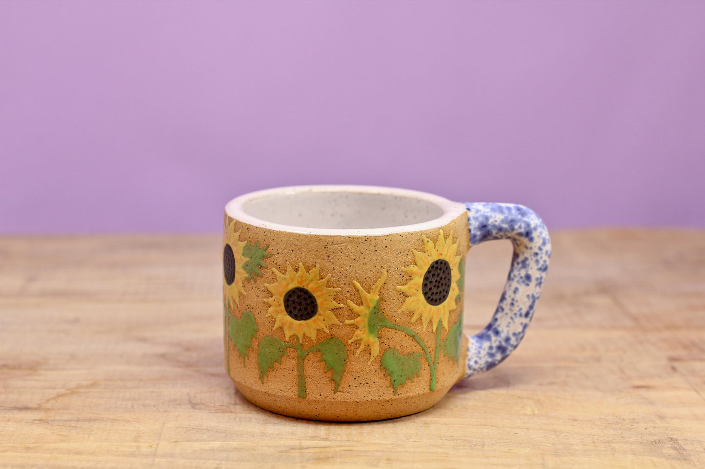 Wildflower Sunflower MINI Mug #149- (6 oz.)