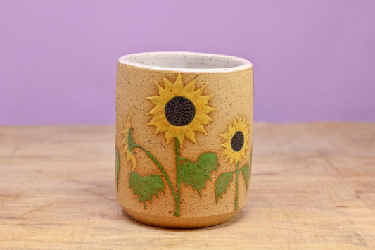 Wildflower Sunflower Tumbler #150- (11.5 oz.)