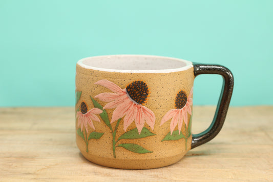 Wildflower Echinacea Mug #194- (15.5 oz.)