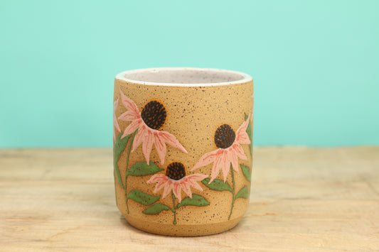 Wildflower Echinacea Tumbler #196- (11 oz.)