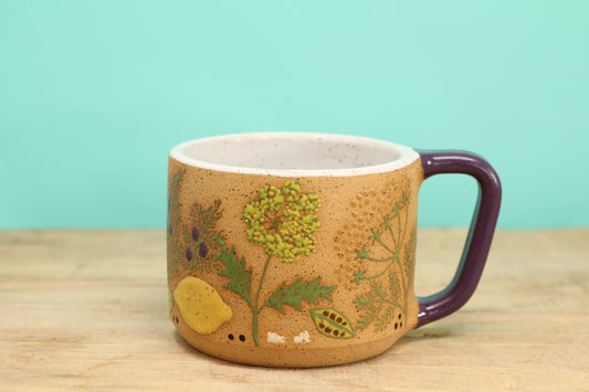 Wildflower Ginny Botanical Mug #205- (12.5 oz.)