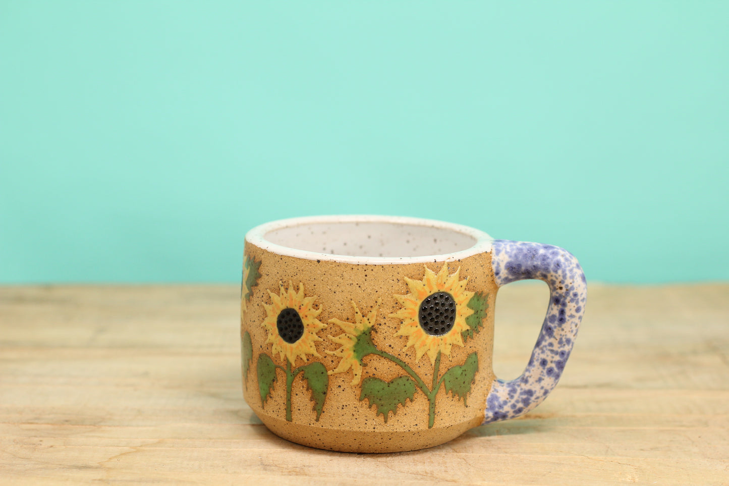 Wildflower Sunflower MINI Mug #206- (6 oz.)